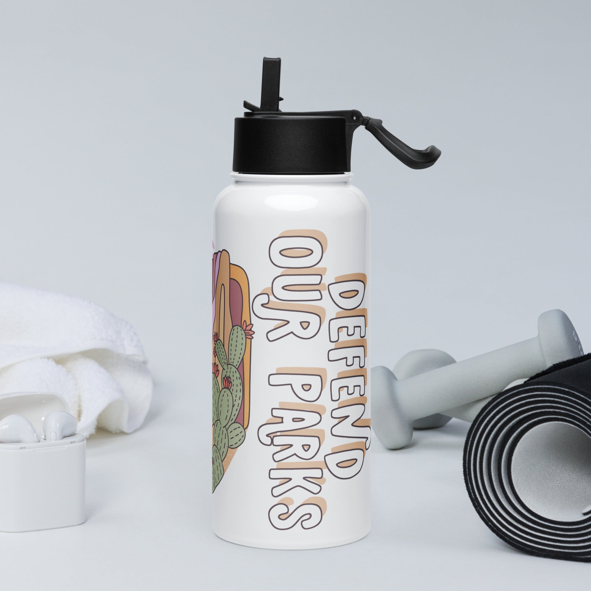 Stainless Steel Water Bottle - Big Bend National Park