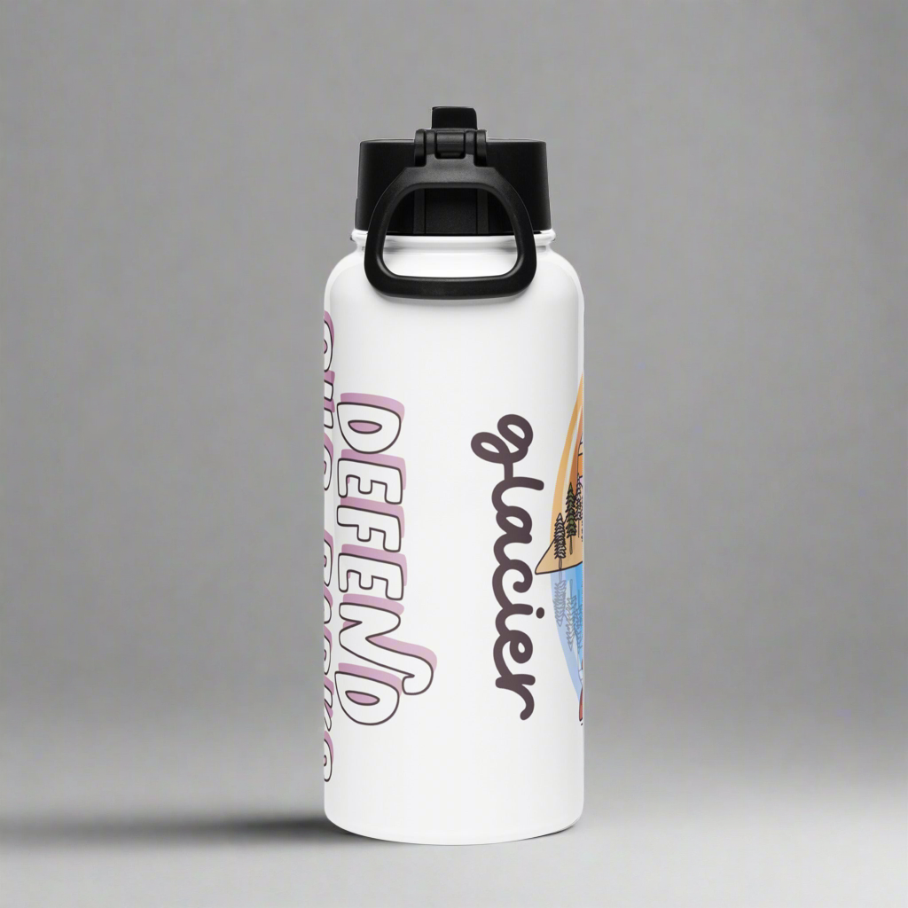 Stainless Steel Water Bottle - Glacier National Park