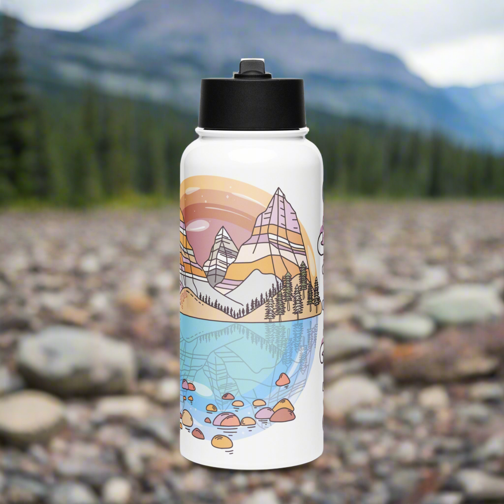 Stainless Steel Water Bottle - Glacier National Park