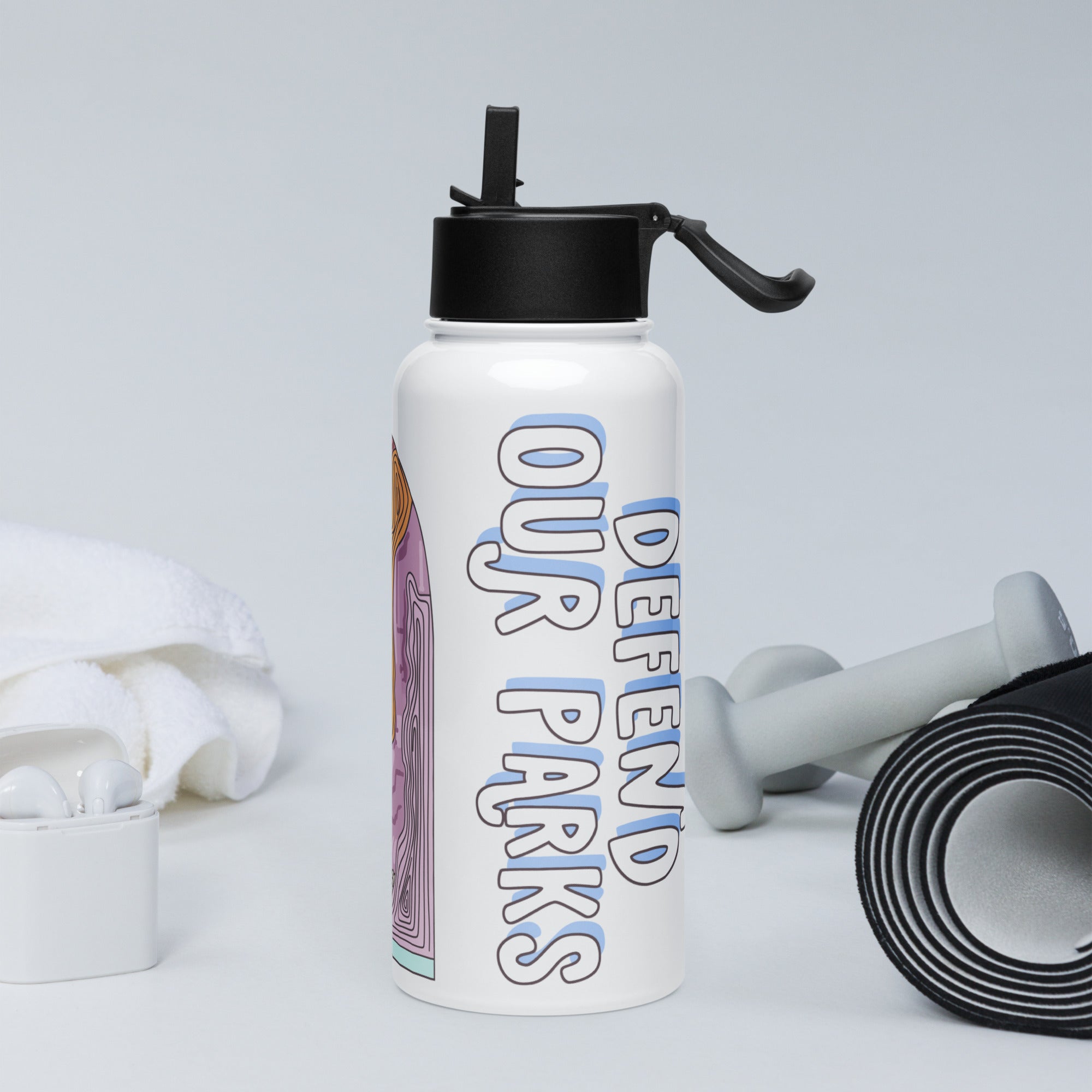 Stainless Steel Water Bottle - Zion National Park