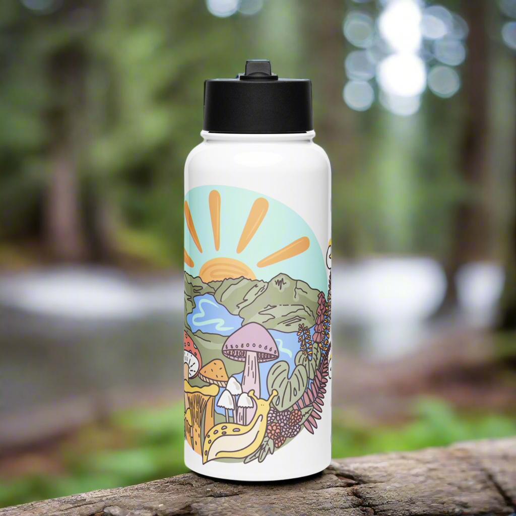 Stainless Steel Water Bottle - Olympic National Park