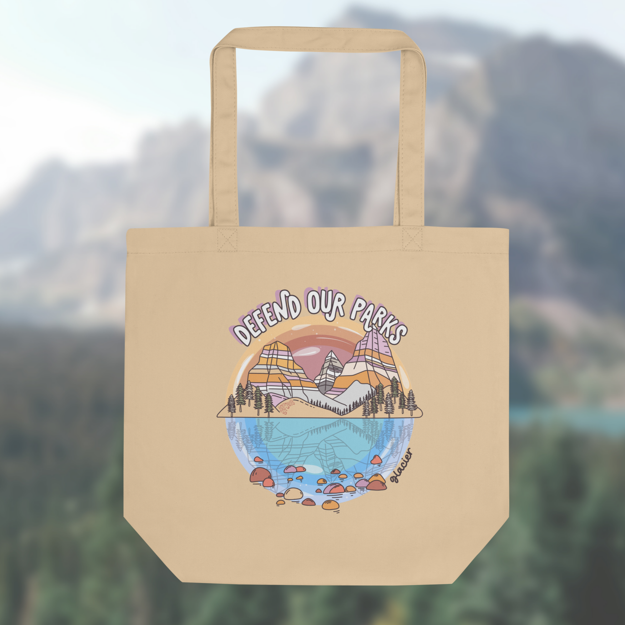 Eco Tote Bag - Glacier NPS