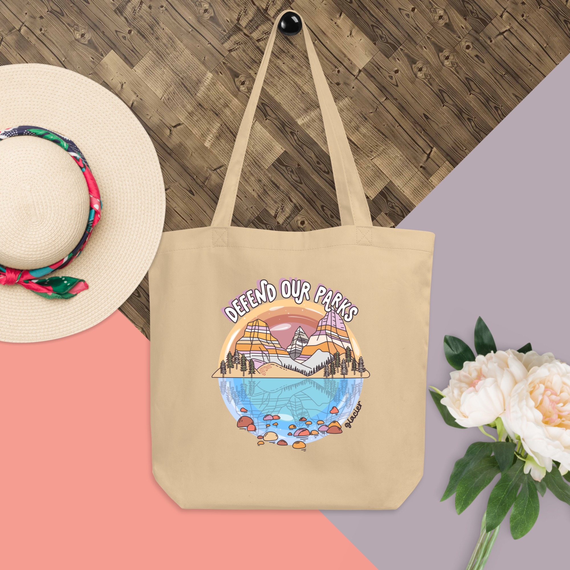 Eco Tote Bag - Glacier NPS