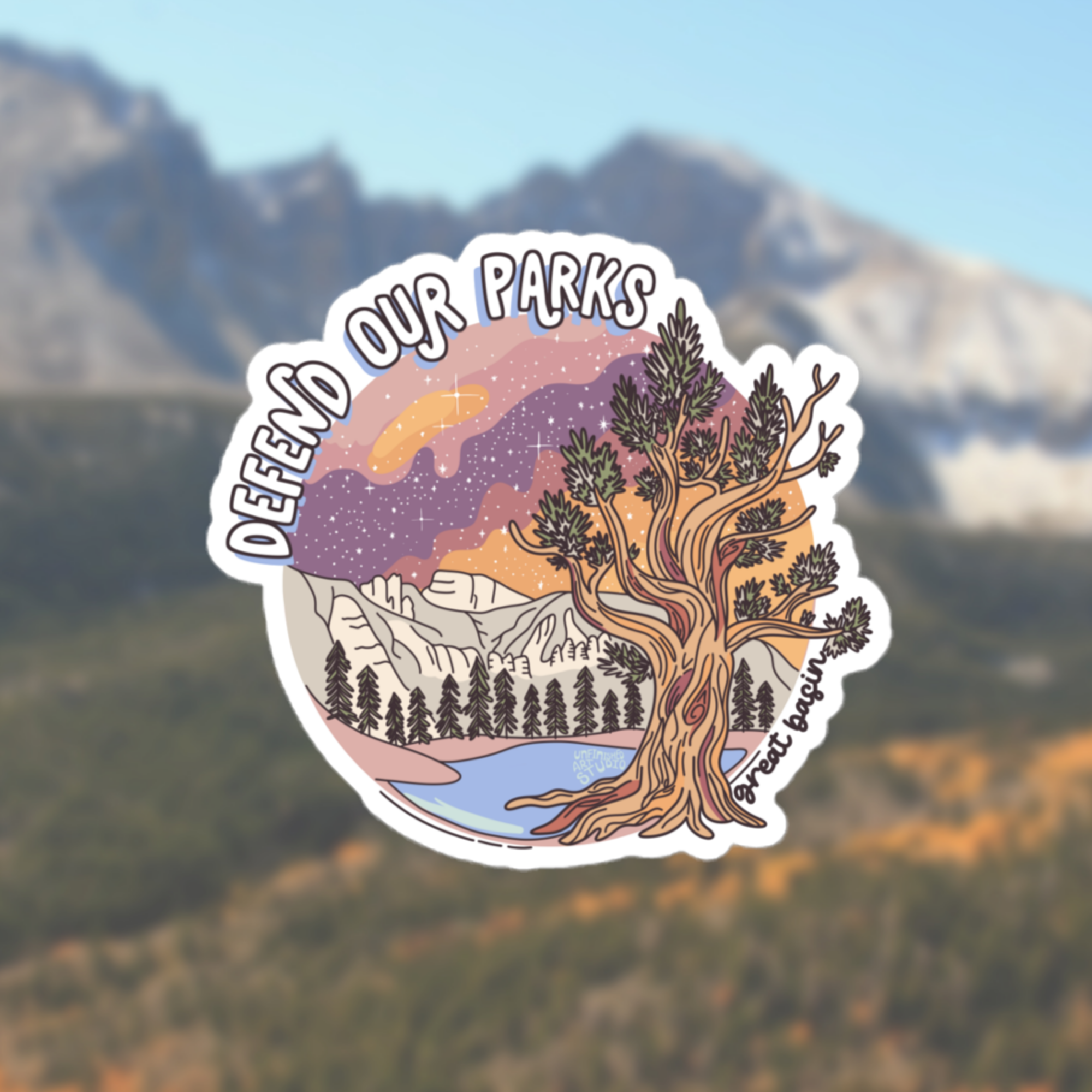 Defend Our Parks - Great Basin Sticker