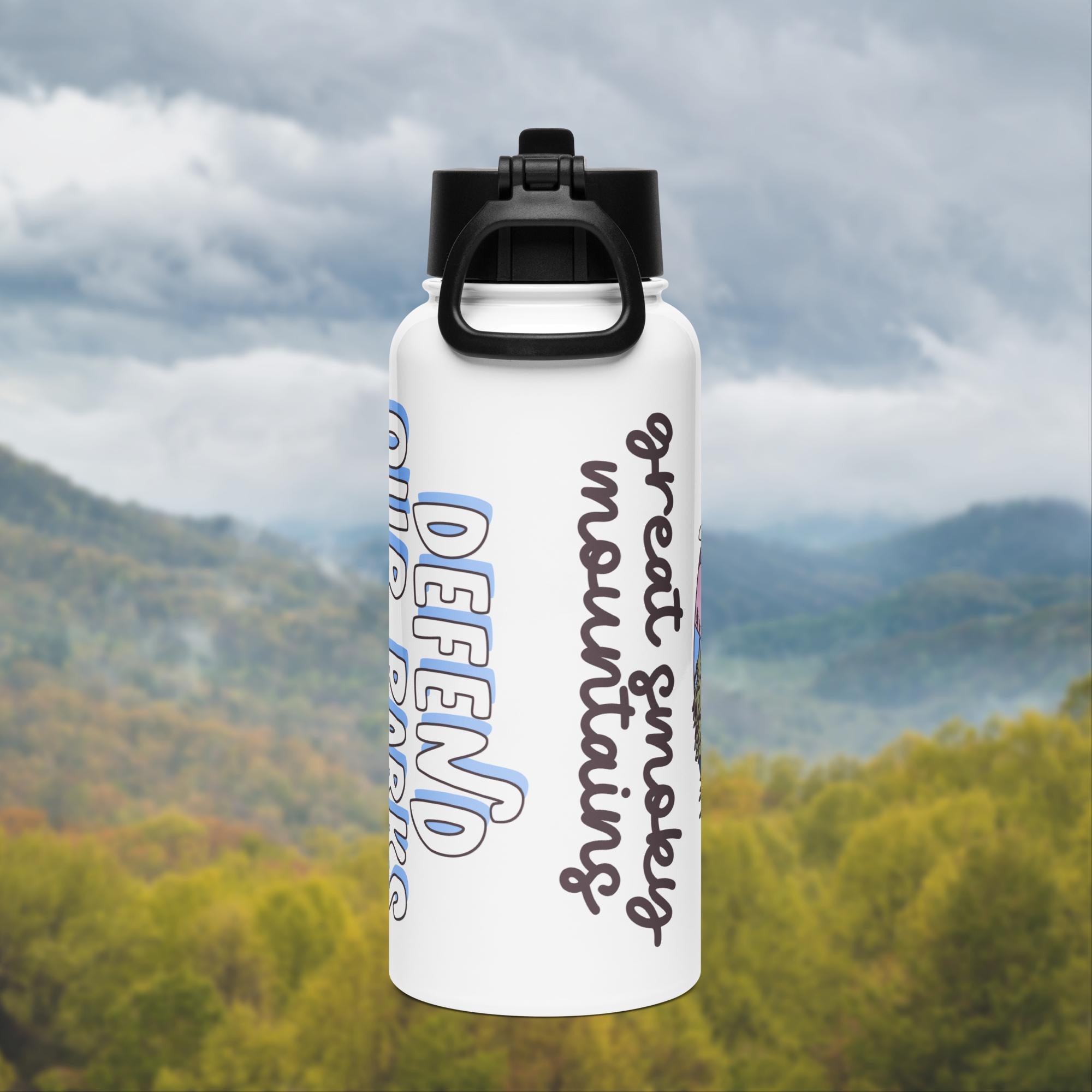 Stainless Steel Water Bottle Smoky Mountain National Park