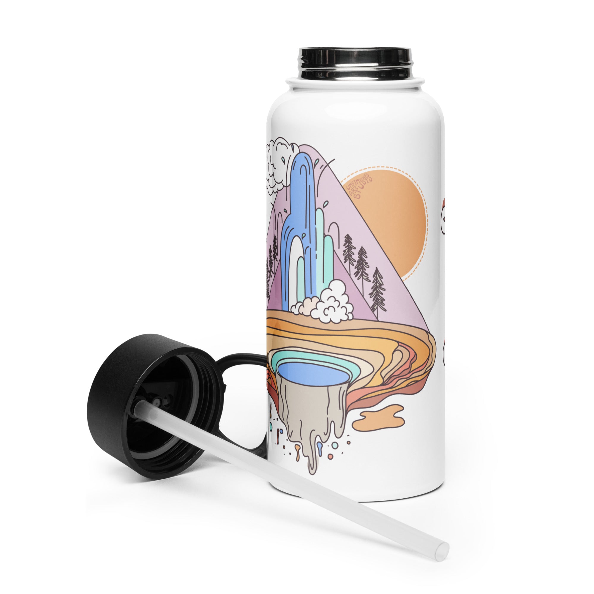Stainless Steel Water Bottle - Yellowstone National Park