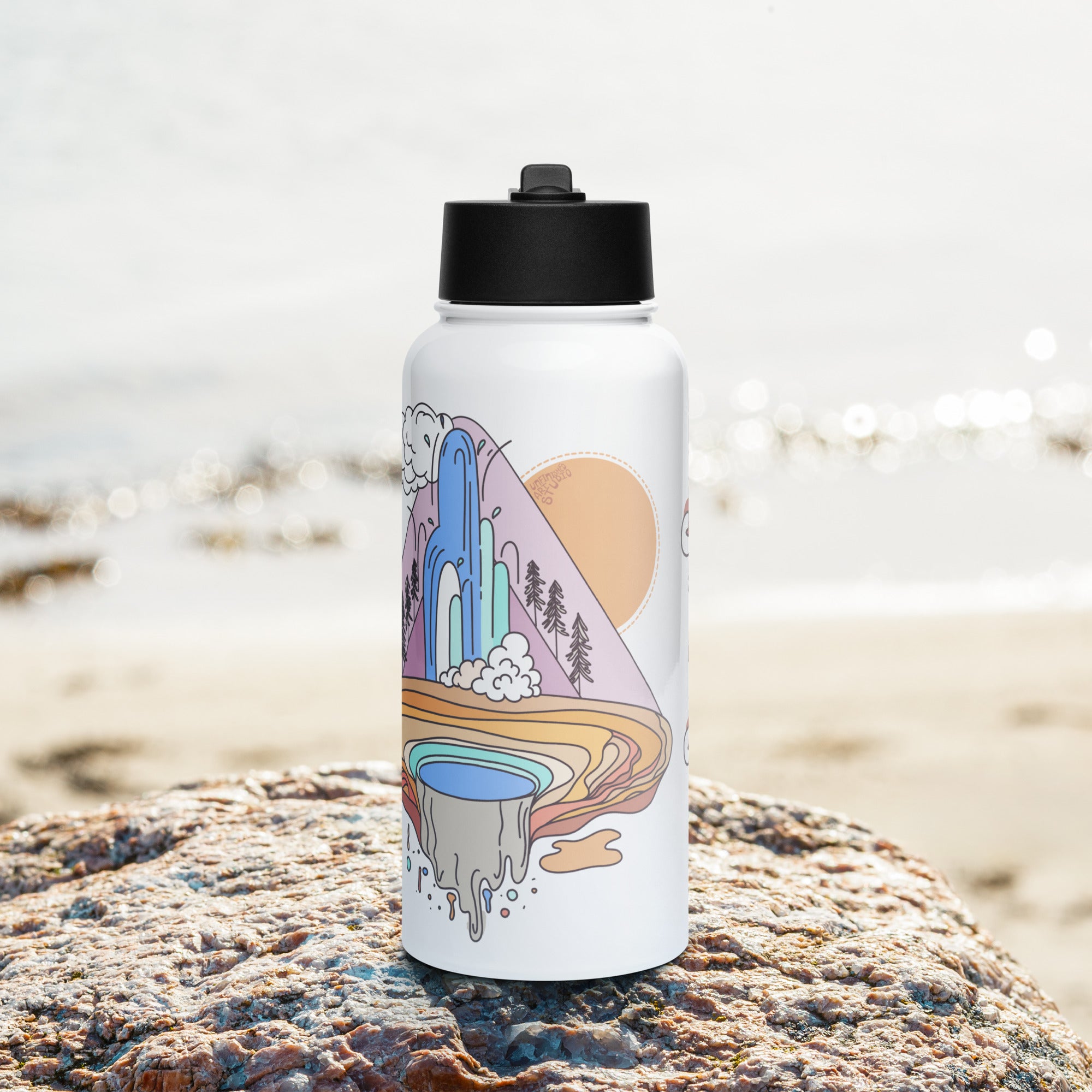 Stainless Steel Water Bottle - Yellowstone National Park