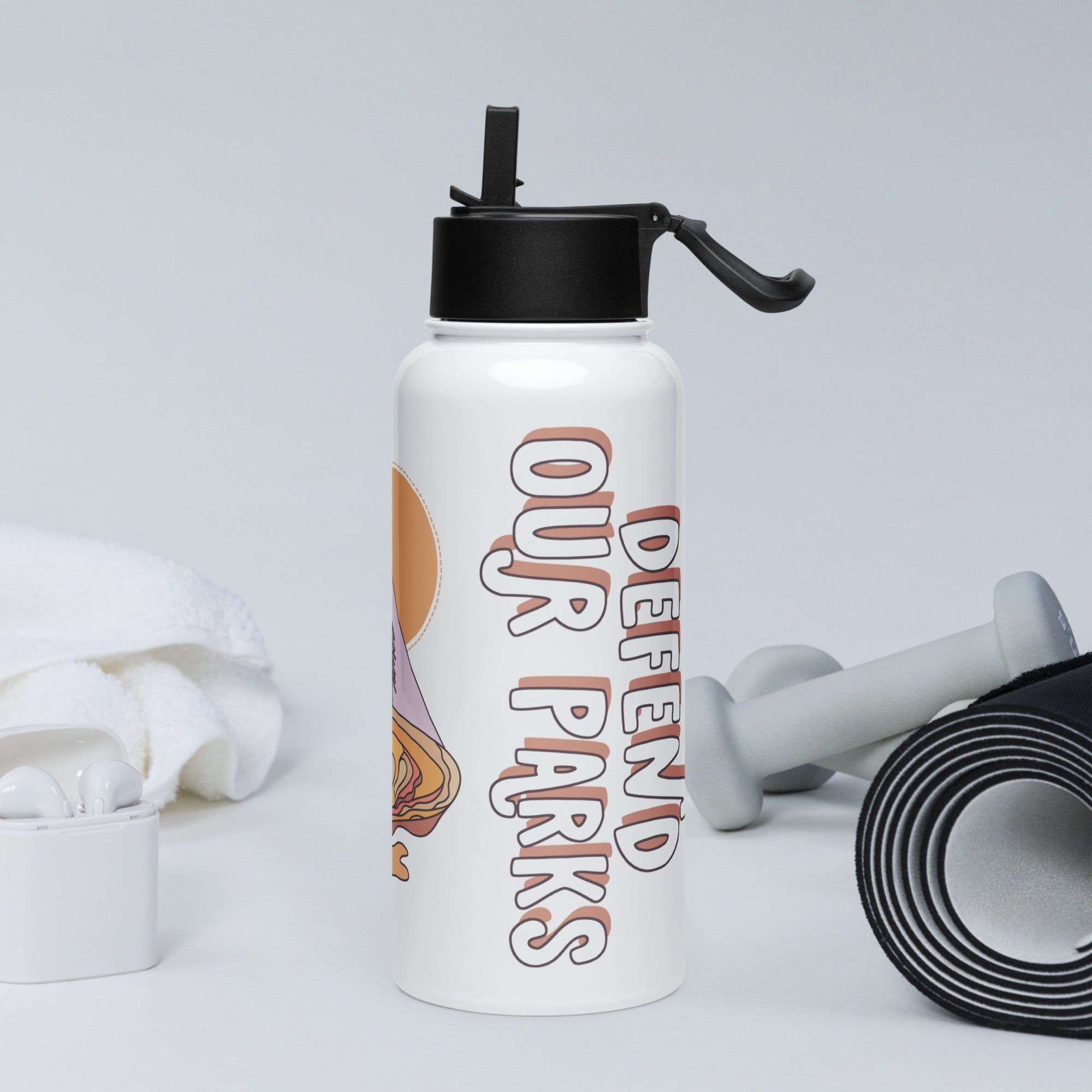 Stainless Steel Water Bottle - Yellowstone National Park