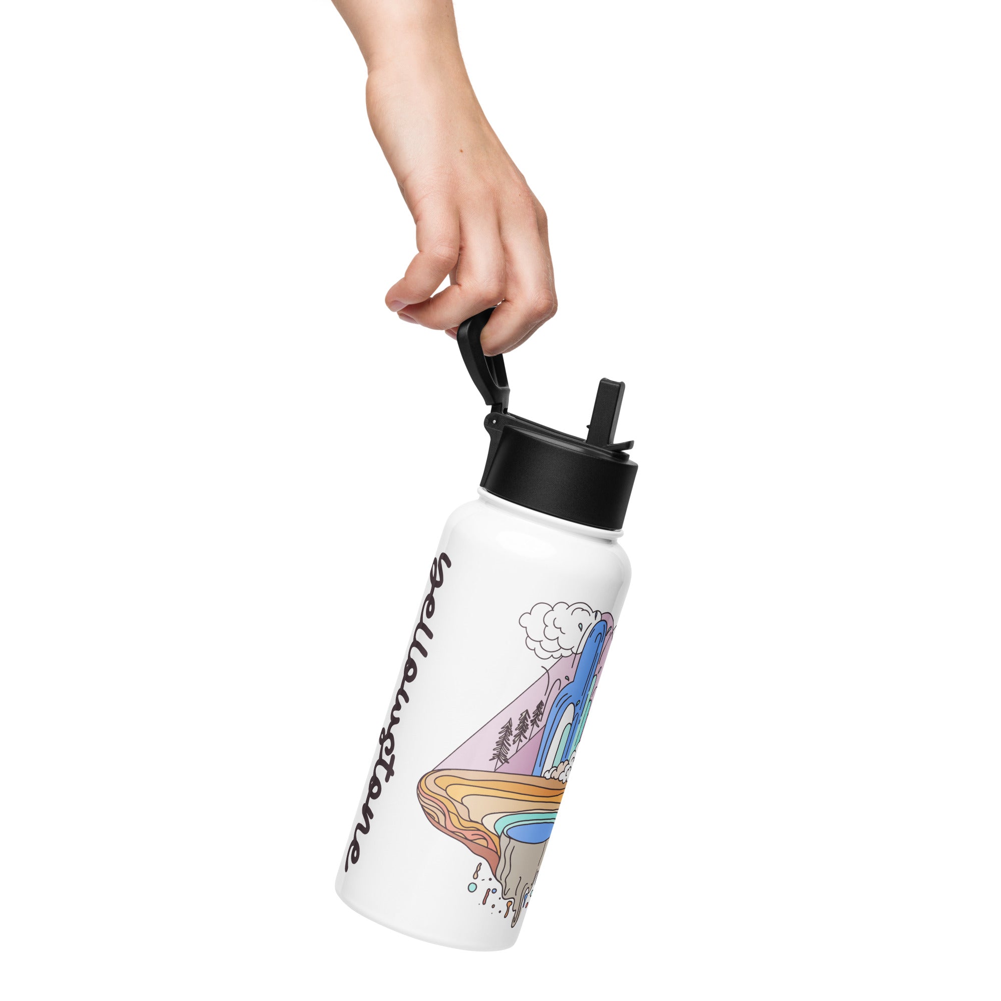 Stainless Steel Water Bottle - Yellowstone National Park