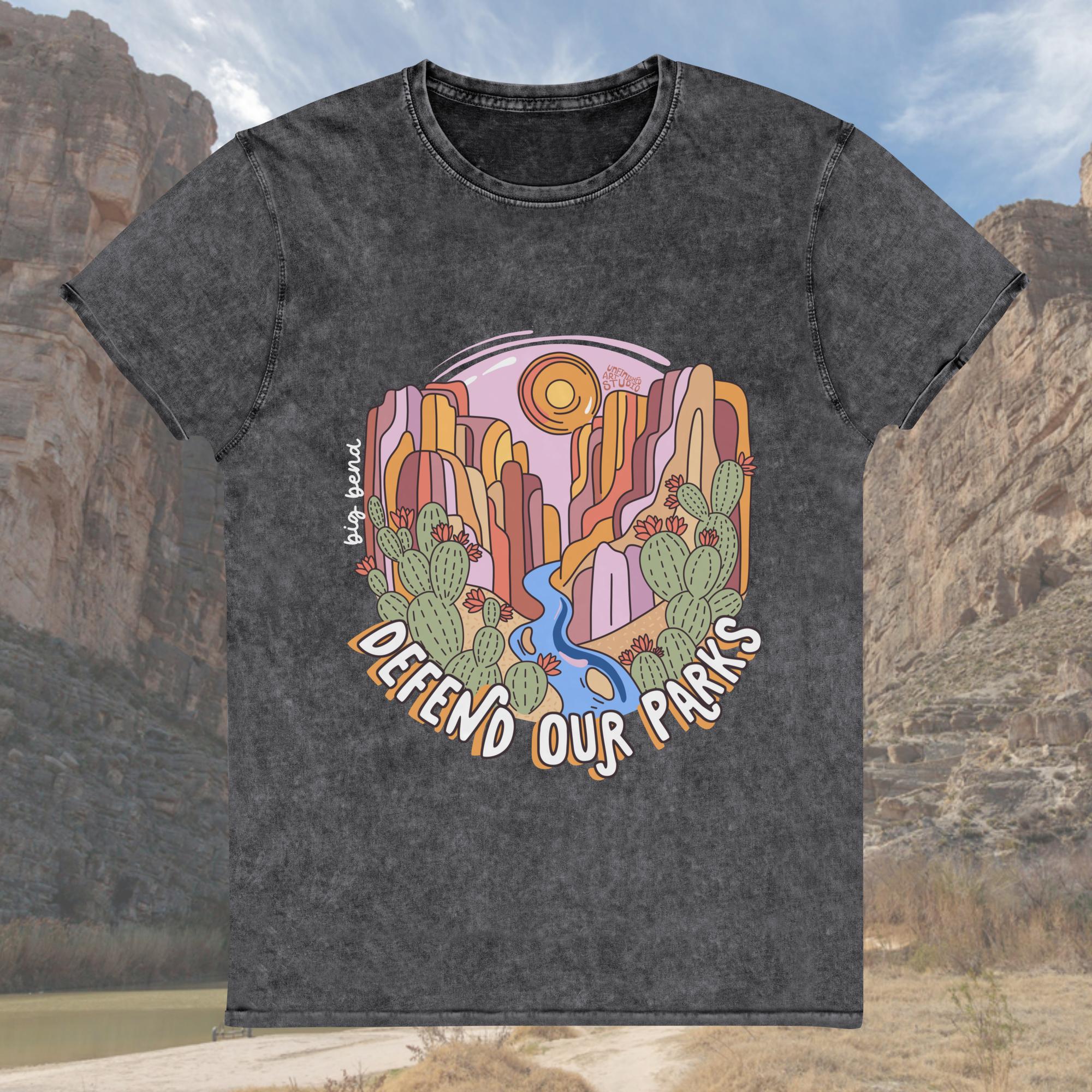 Big Bend Acid Wash Tee