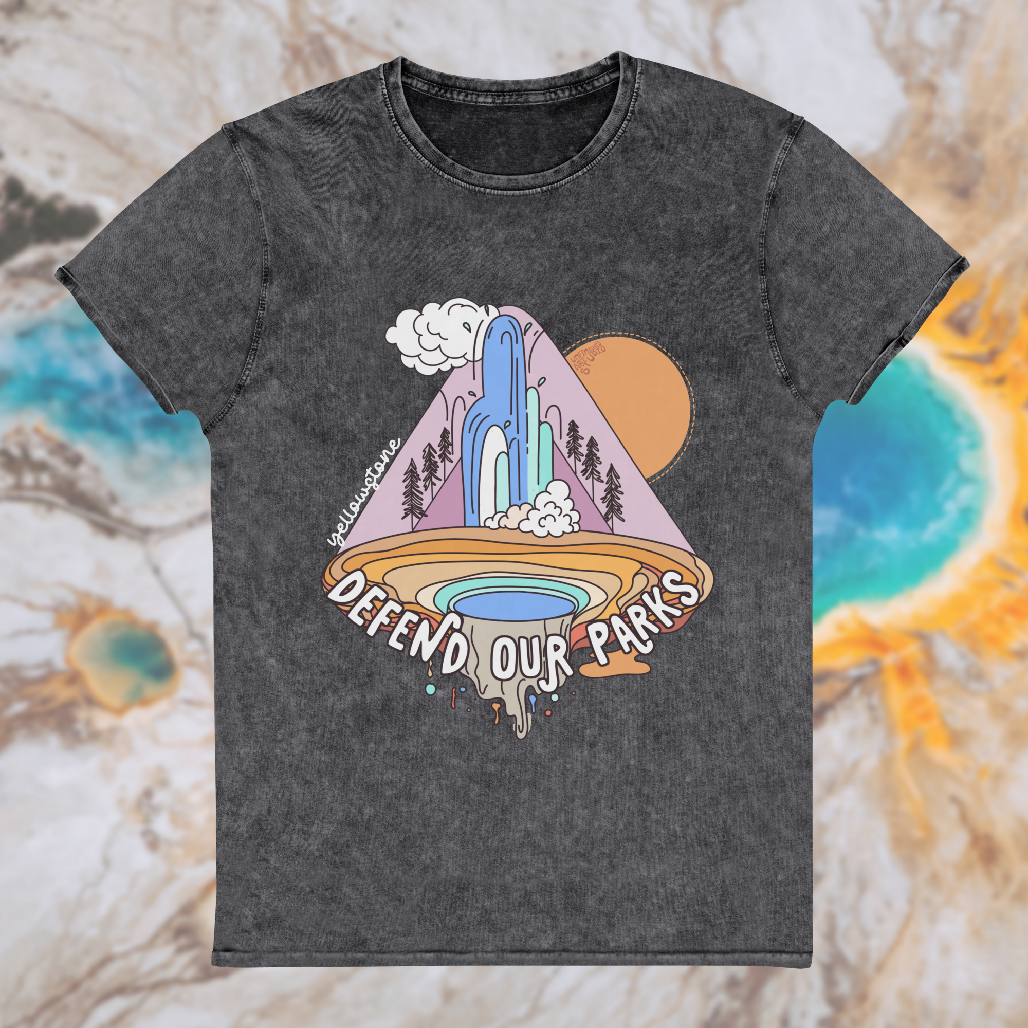 Yellowstone Acid-Wash Tee