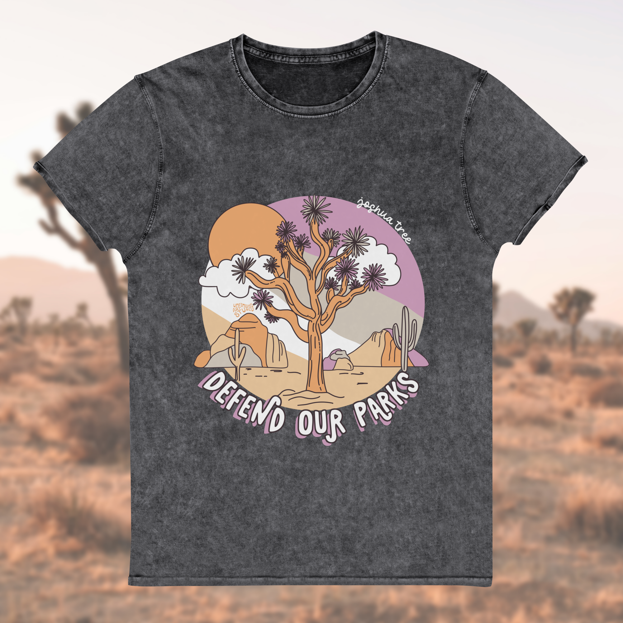 Joshua Tree Acid-Wash Tee