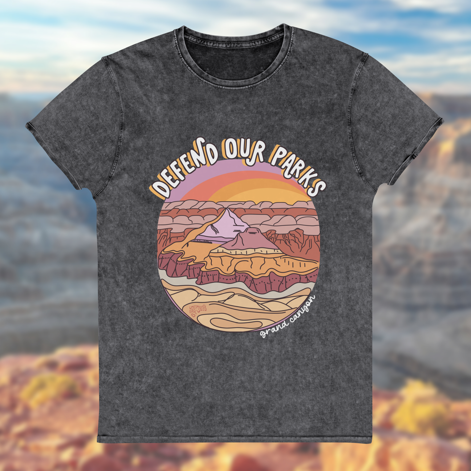 Grand Canyon Acid-Wash Tee