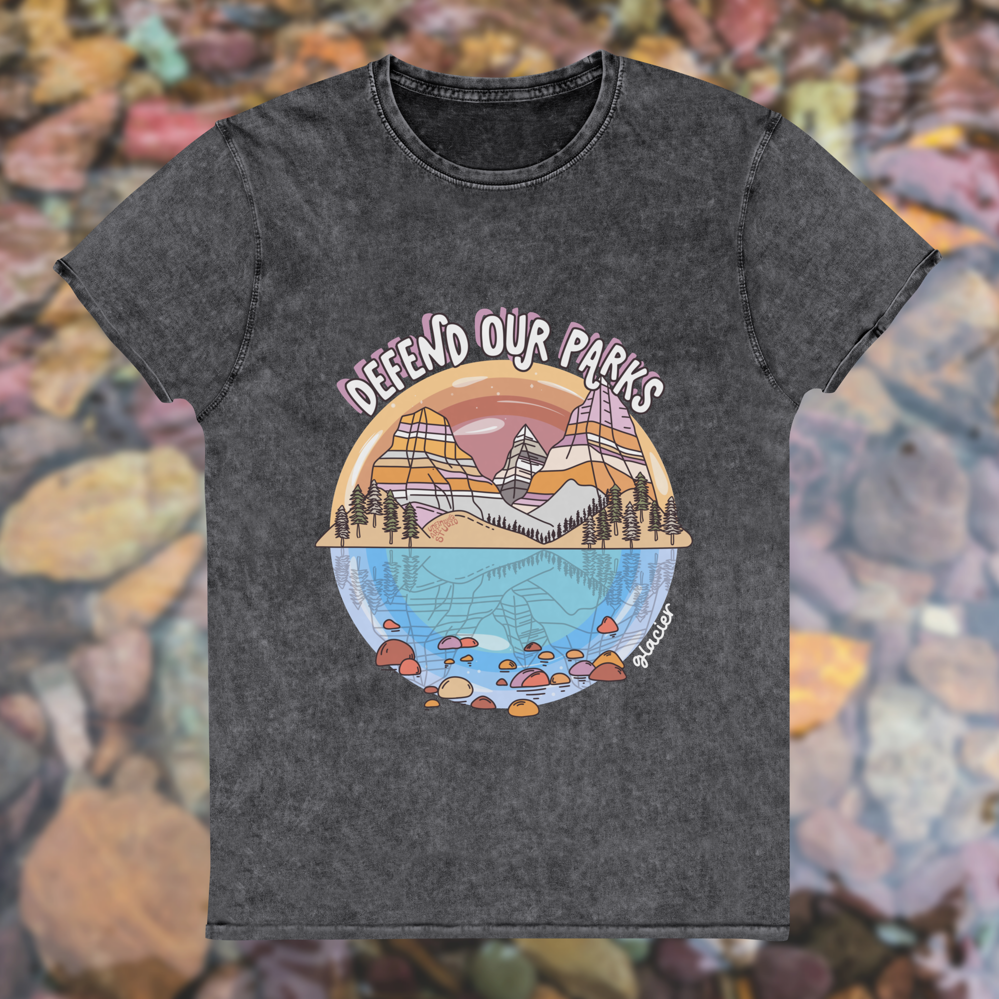 Glacier Acid-Wash Tee
