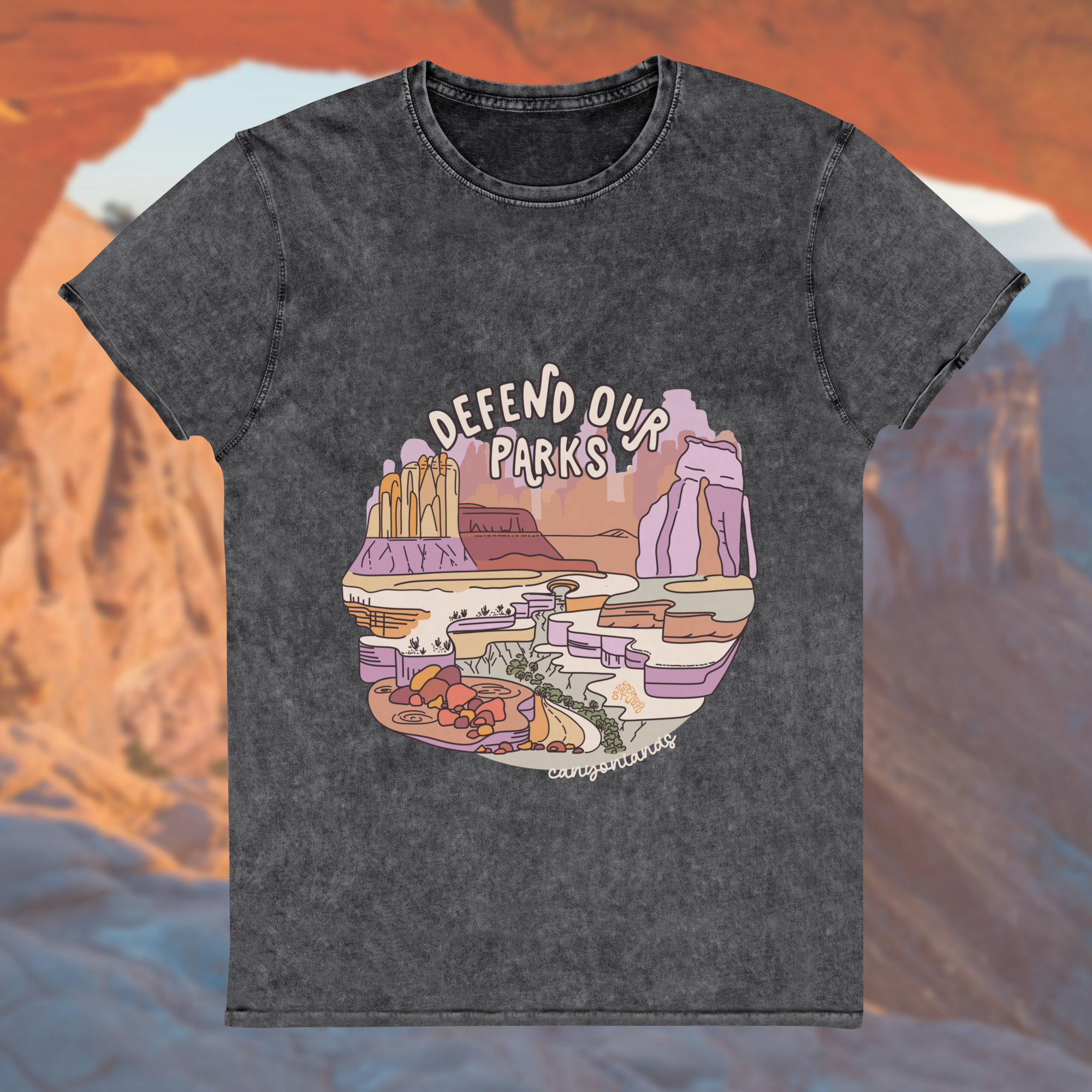 Canyonlands Acid-Wash Tee