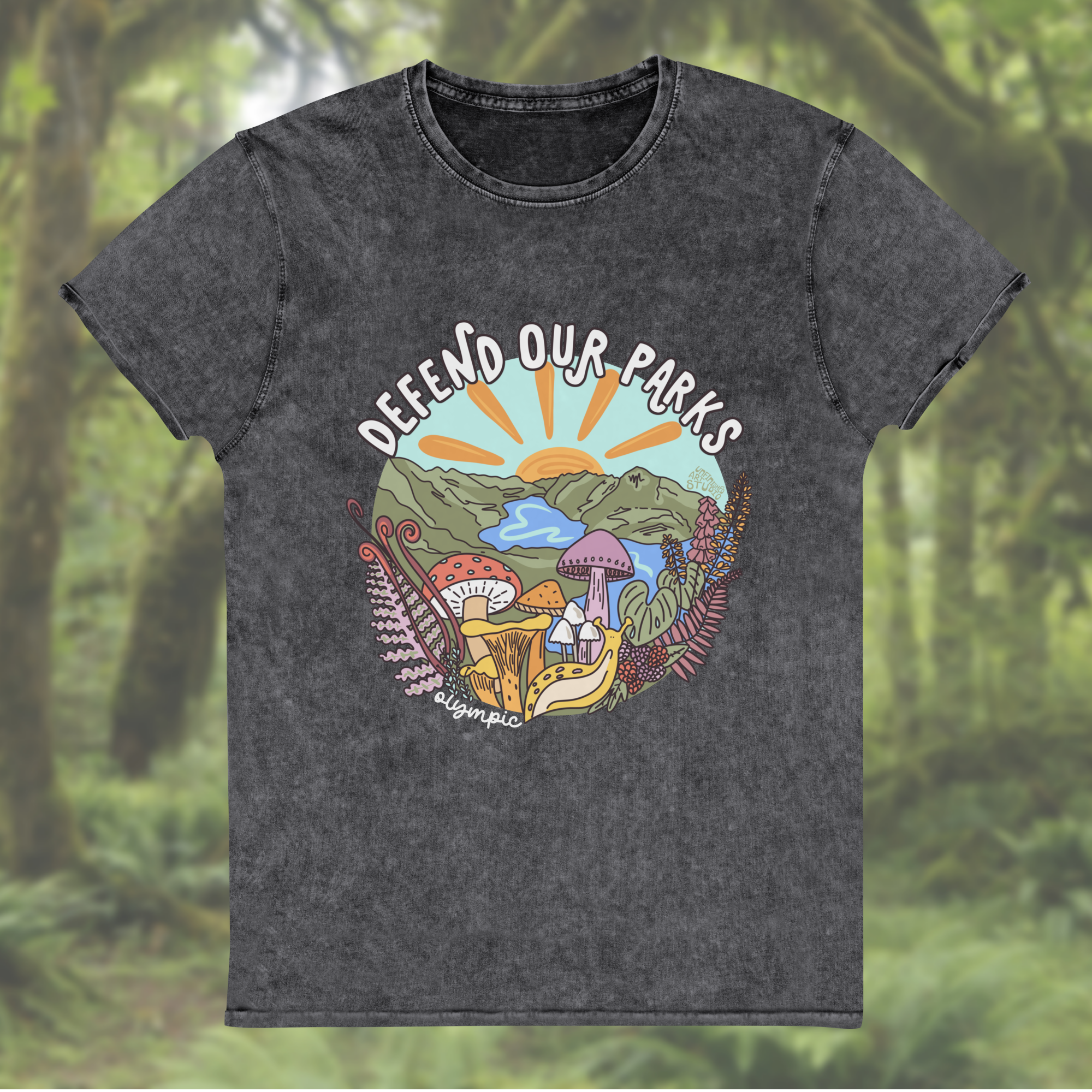 Olympic Acid-Wash Tee