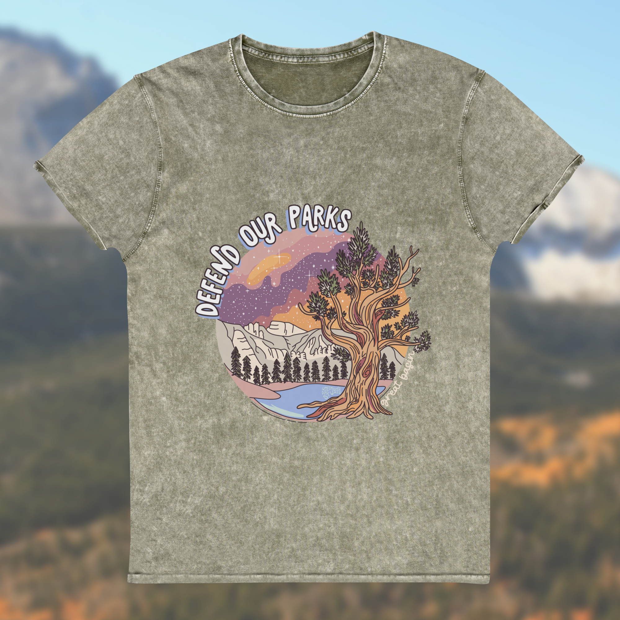 Great Basin Acid-Wash Tee