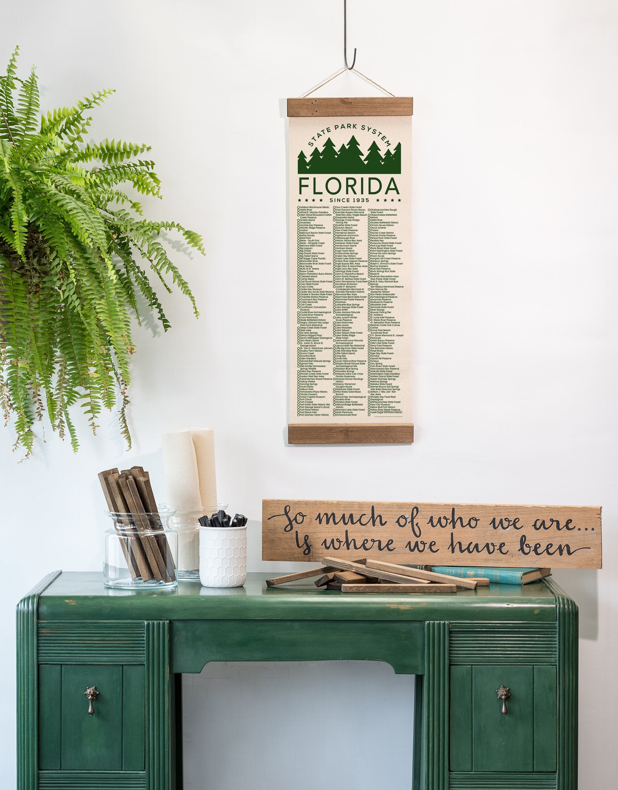 FL State Park Checklists WITH Pen // Travel Florida // Travel Adventure list // hiking bucket list
