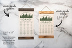 ID State Park Adventure Checklist WITH Pen // Idaho State Park // Travel Idaho Gift // Idaho Checklist Map // Hiker Gift