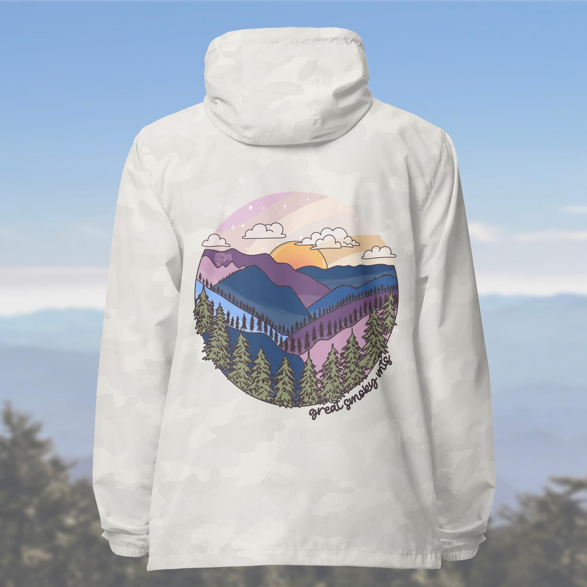 Great Smoky Mtns. Windbreaker