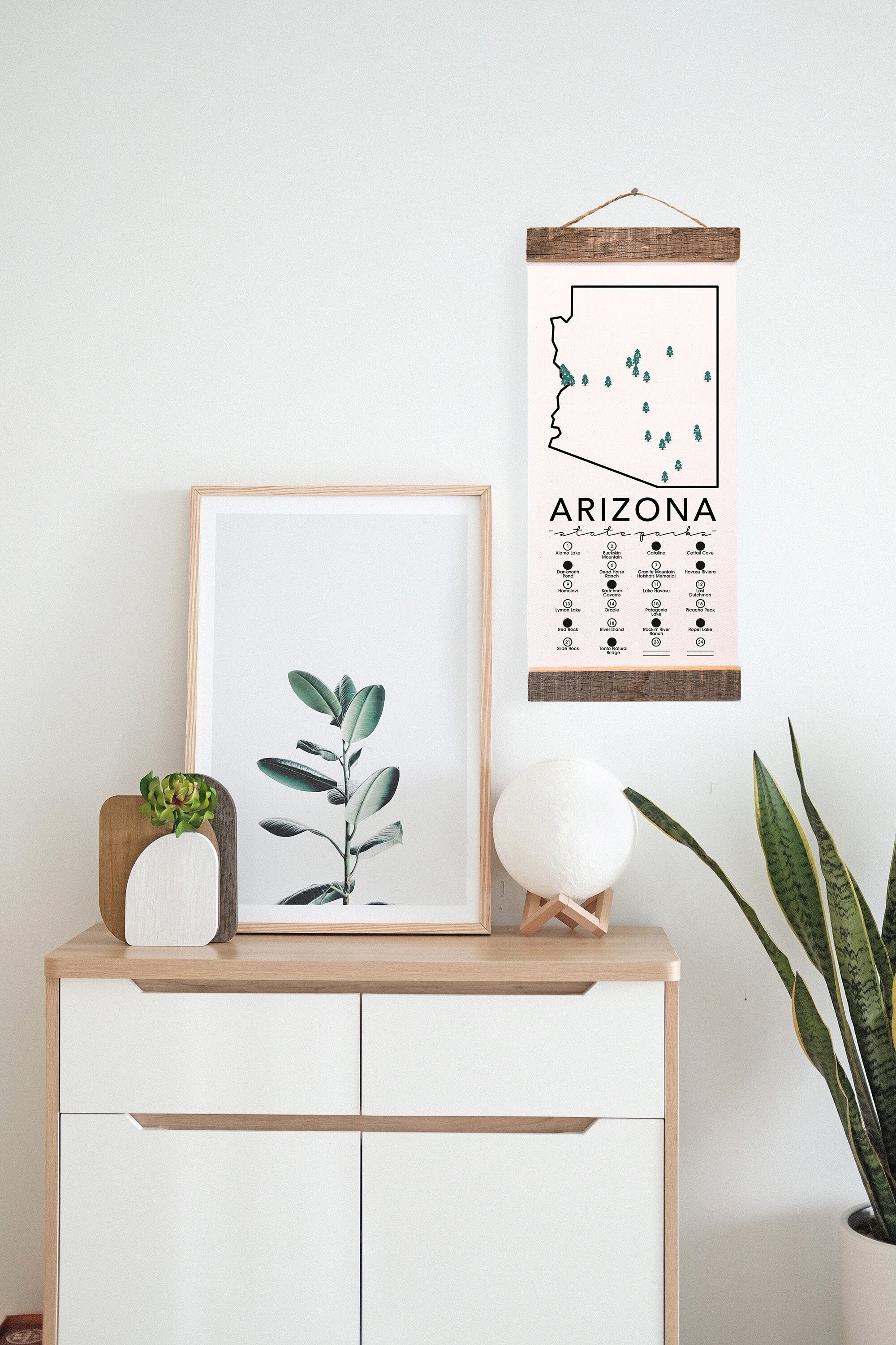 Arizona State Park Adventure Checklist w/ Pen
