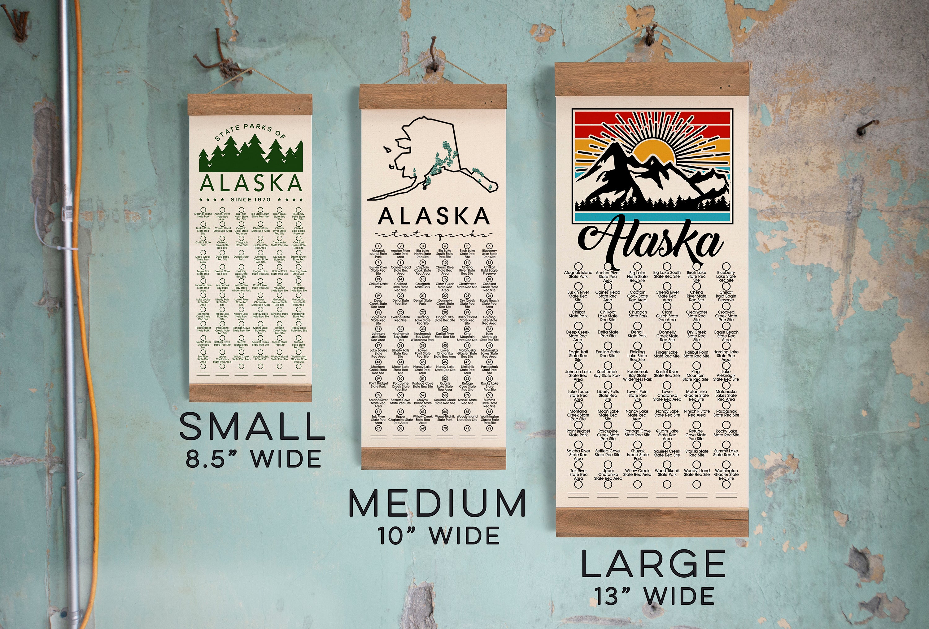 Alaska State Park Checklist w/ Pen
