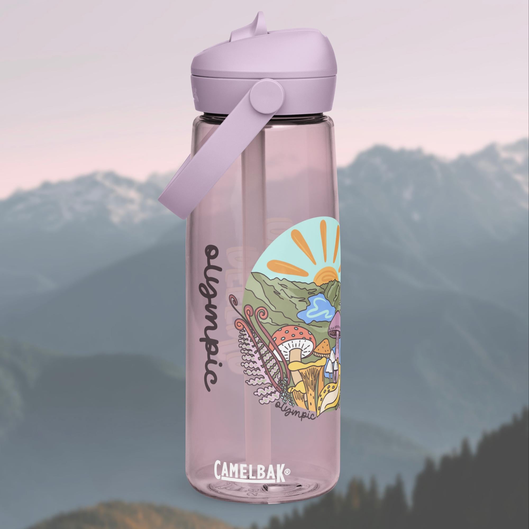 Olympic Flip Straw Camelbak Water Bottle