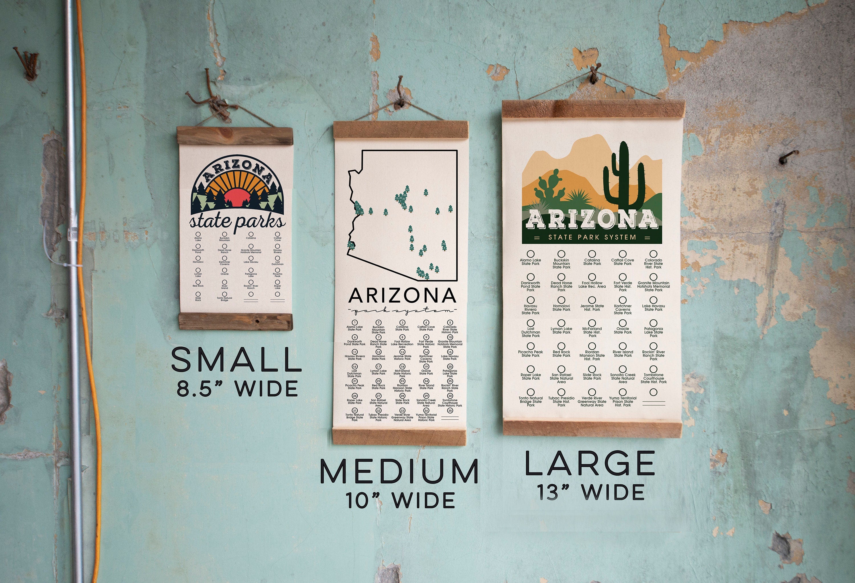 Arizona State Park Adventure Checklist w/ Pen