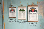Kansas State Park Adventure Checklist - Hanging Canvas Map