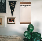 BLANK Canvas Pin or Patch Display Sign, Reclaimed Wood Hanging Display Holder