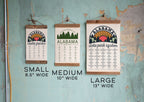 AL State Park Adventure Checklist WITH Pen // Alabama State Park // Travel Alabama Gift // Hiker / Decor / Art / Camp / Bucket List