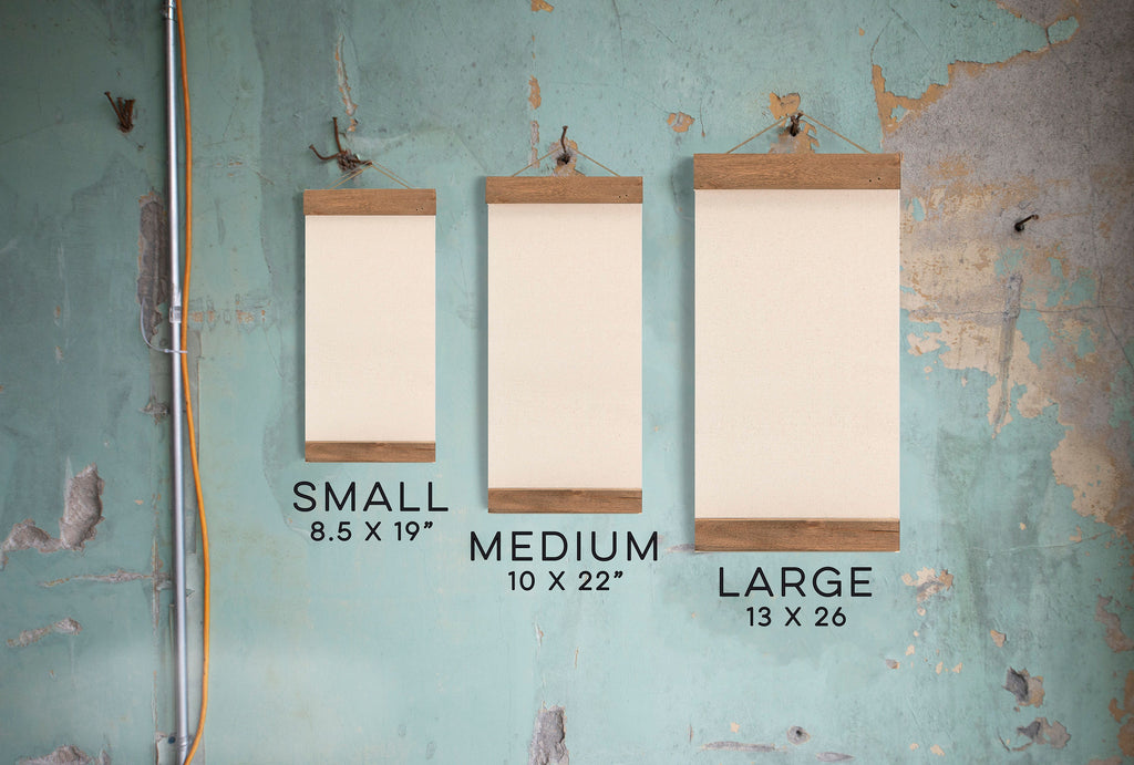 BLANK Canvas Pin or Patch Display Sign, Reclaimed Wood Hanging Display Holder