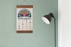 Deleware State Park Adventure Checklist - Hanging Canvas Map