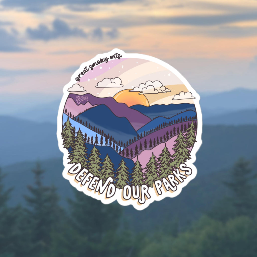 Defend Our Parks - Smoky Mountains Sticker
