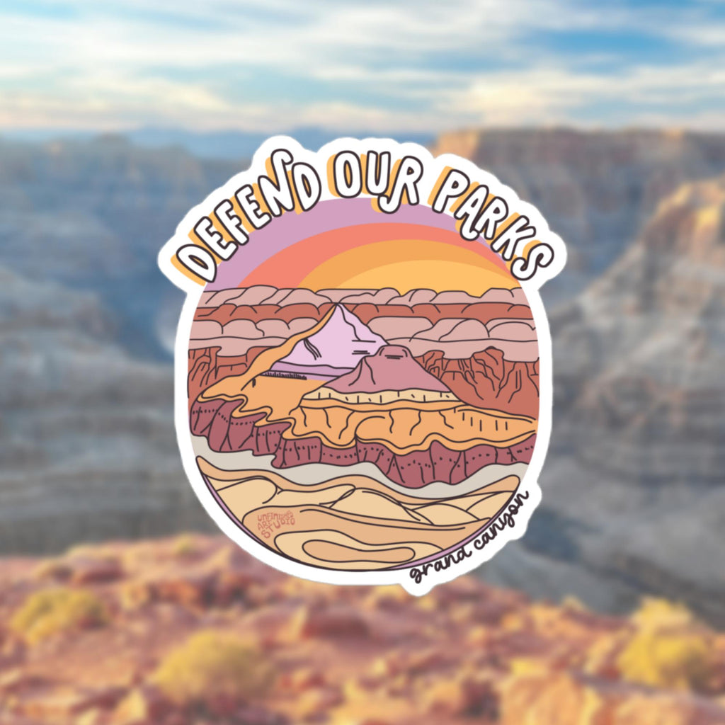 Defend Our Parks - Grand Canyon Sticker