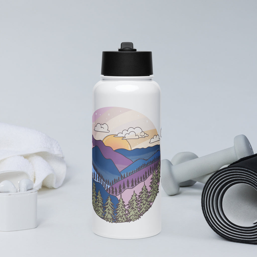 Stainless Steel Water Bottle Smoky Mountain National Park