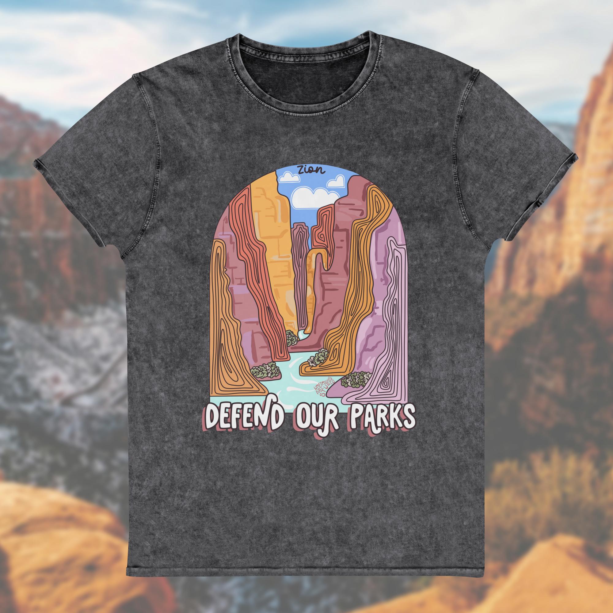 Zion Acid Wash Tee