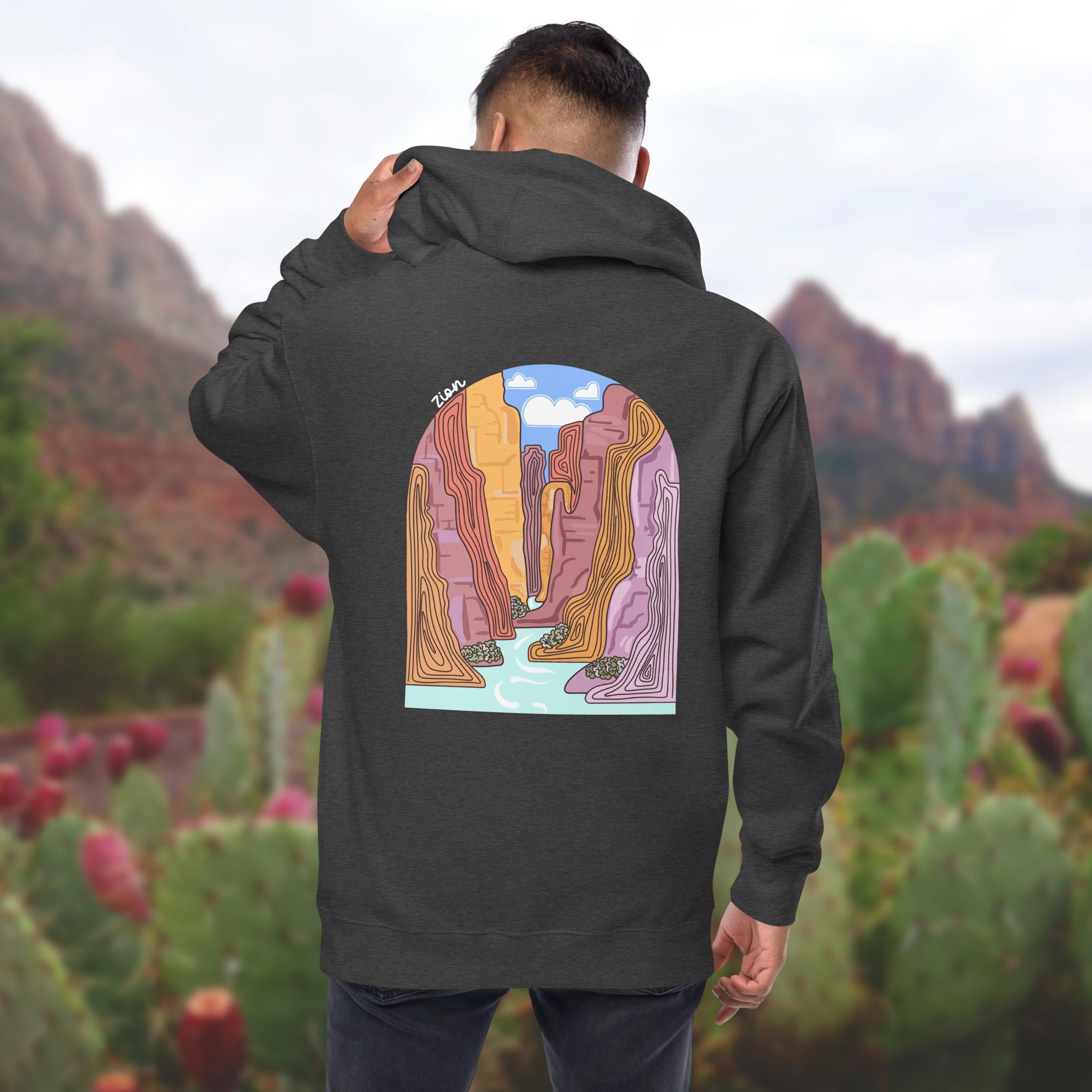 Zion Fleece Zip Up Hoodie [Unisex]